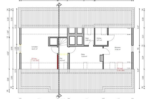 Prenájom bytu 3-izbový 70 m², Thiesstr. 2, Herne Prenájom bytu 3-izbový 70 m², Thiesstr. 2, Herne