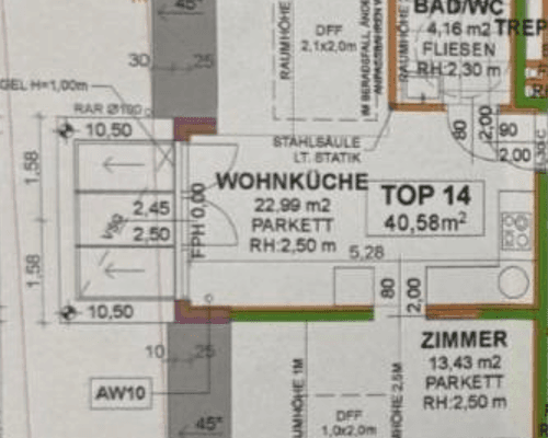 Prenájom bytu 2-izbový 41 m², Feldkellergasse 16, Wien, Viedeň Prenájom bytu 2-izbový 41 m², Feldkellergasse 16, Wien, Viedeň