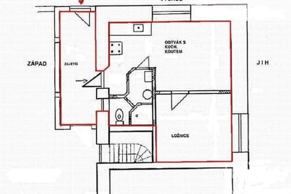 Prenájom bytu 2-izbový 55 m², Pod Kostelem, Mochov Prenájom bytu 2-izbový 55 m², Pod Kostelem, Mochov