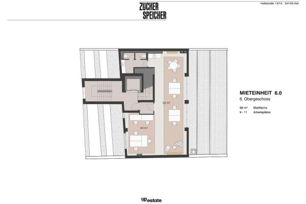 Prenájom kancelárie 123 m², Haßstraße 13/15, Kiel, Šlezvicko-Holštajnsko Prenájom kancelárie 123 m², Haßstraße 13/15, Kiel, Šlezvicko-Holštajnsko