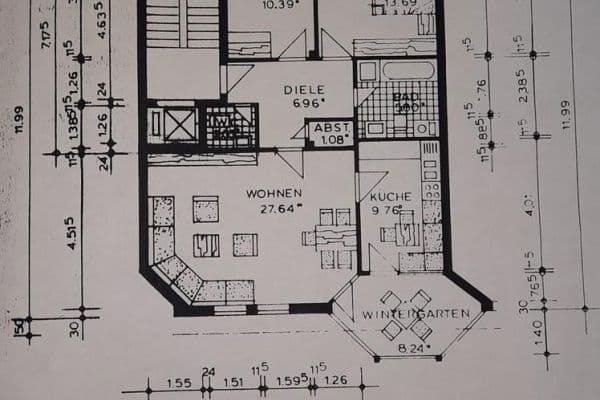 Prenájom bytu 3-izbový 86 m², Kaiserstr 6, Buchen Prenájom bytu 3-izbový 86 m², Kaiserstr 6, Buchen