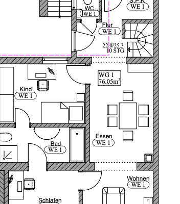 Prenájom bytu 3-izbový 77 m², Nähe Weststraße, Bönen Prenájom bytu 3-izbový 77 m², Nähe Weststraße, Bönen