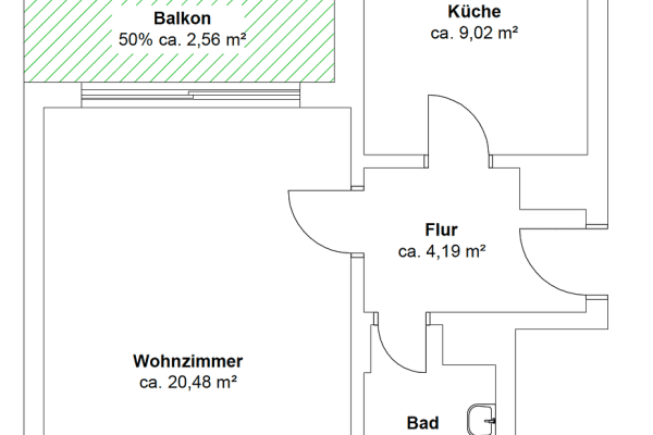 Prenájom bytu 1-izbový 40 m², Mannheim Prenájom bytu 1-izbový 40 m², Mannheim