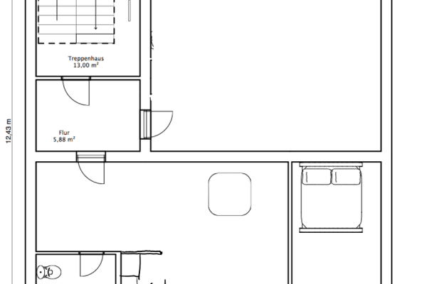 Prenájom bytu 2-izbový 82 m², Erkratherstr. 28, Düsseldorf Prenájom bytu 2-izbový 82 m², Erkratherstr. 28, Düsseldorf