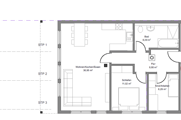 Prenájom bytu 3-izbový 73 m², Innsbrucker Straße 32, Heilbronn, Bádensko-Wurttembersko Prenájom bytu 3-izbový 73 m², Innsbrucker Straße 32, Heilbronn, Bádensko-Wurttembersko