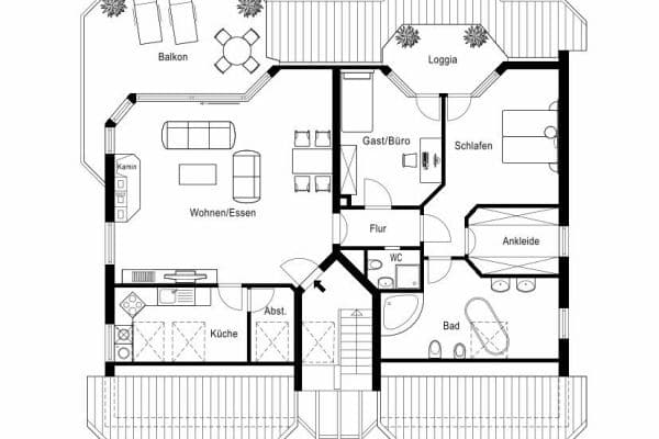 Prenájom bytu 3-izbový 135 m², Vallendar Prenájom bytu 3-izbový 135 m², Vallendar