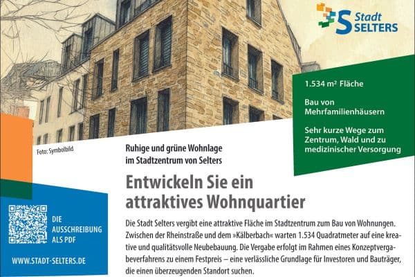 Predaj pozemku 1.534 m², Bleichgasse 6 u. Rheinstraße 8a + 10, Selters/Ww Predaj pozemku 1.534 m², Bleichgasse 6 u. Rheinstraße 8a + 10, Selters/Ww