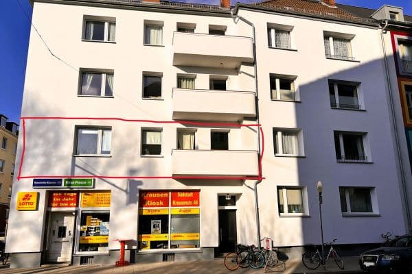 Prenájom bytu 3-izbový 74 m², Krausenstr. 44, Hannover, Dolné Sasko Prenájom bytu 3-izbový 74 m², Krausenstr. 44, Hannover, Dolné Sasko