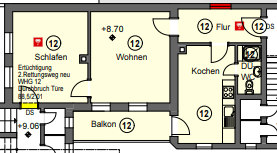 Prenájom bytu 2-izbový 58 m², Joliot-Curie-Str. 10, Gera Prenájom bytu 2-izbový 58 m², Joliot-Curie-Str. 10, Gera