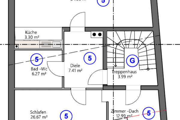 Prenájom bytu 2-izbový 64 m², Erftstraße 44, Neuss Prenájom bytu 2-izbový 64 m², Erftstraße 44, Neuss