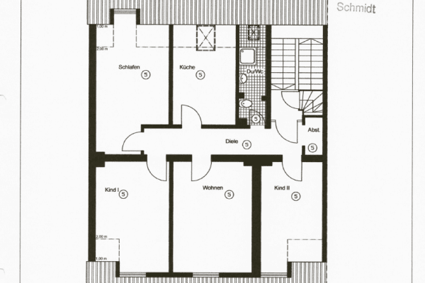 Prenájom bytu 4-izbový 100 m², Wittensteinstraße 137, Wuppertal, Severné Porýnie - Westfálsko Prenájom bytu 4-izbový 100 m², Wittensteinstraße 137, Wuppertal, Severné Porýnie - Westfálsko