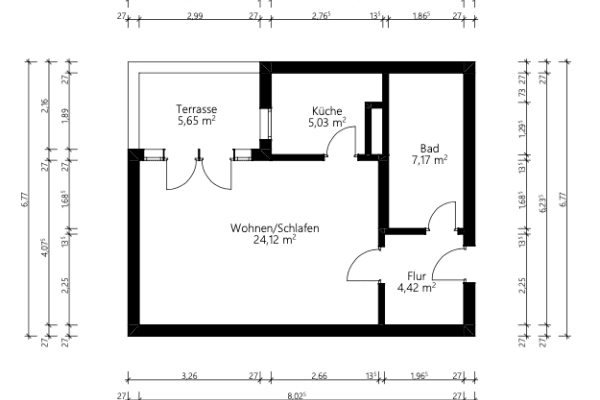 Predaj bytu 1-izbový 47 m², Leipzig, Sasko Predaj bytu 1-izbový 47 m², Leipzig, Sasko