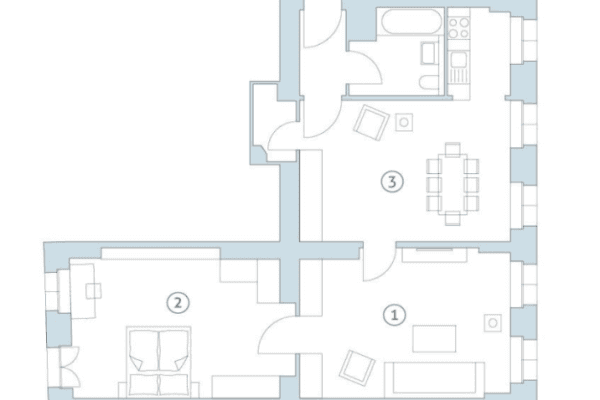 Prenájom bytu 3-izbový 81 m², Torstraße 225, Berlin, Berlín Prenájom bytu 3-izbový 81 m², Torstraße 225, Berlin, Berlín