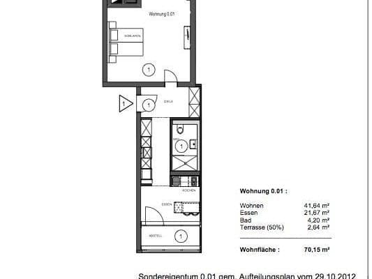 Prenájom bytu 1-izbový 71 m², Vogelweidestraße 5, München, Bavorsko Prenájom bytu 1-izbový 71 m², Vogelweidestraße 5, München, Bavorsko