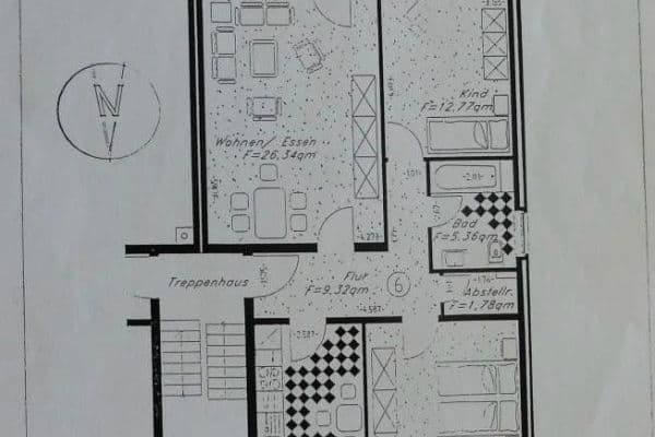 Prenájom bytu 3-izbový 83 m², Celle Prenájom bytu 3-izbový 83 m², Celle