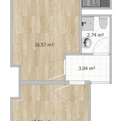Prenájom bytu 2-izbový 50 m², Moers Prenájom bytu 2-izbový 50 m², Moers
