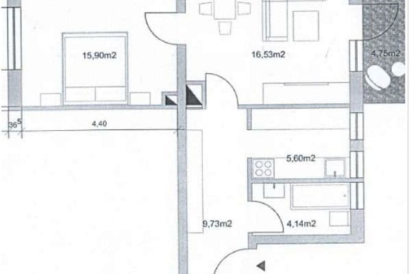 Prenájom bytu 2-izbový 53 m², Stuttgart, Bádensko-Wurttembersko Prenájom bytu 2-izbový 53 m², Stuttgart, Bádensko-Wurttembersko