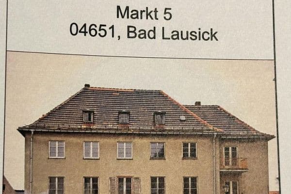 Predaj domu 573 m², pozemek 810 m², Markt 5, Bad Lausick Predaj domu 573 m², pozemek 810 m², Markt 5, Bad Lausick