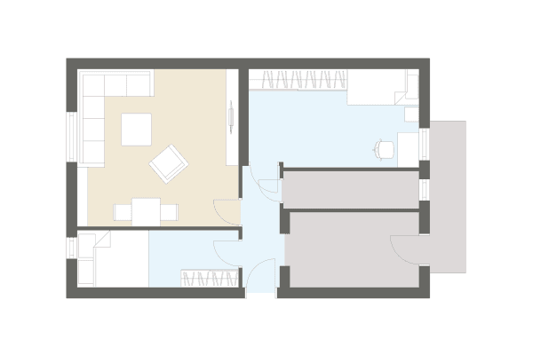 Prenájom bytu 2-izbový 59 m², Parkstr. 57 A, Berlin, Berlín Prenájom bytu 2-izbový 59 m², Parkstr. 57 A, Berlin, Berlín