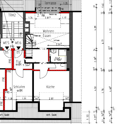 Prenájom bytu 2-izbový 90 m², Essen Prenájom bytu 2-izbový 90 m², Essen