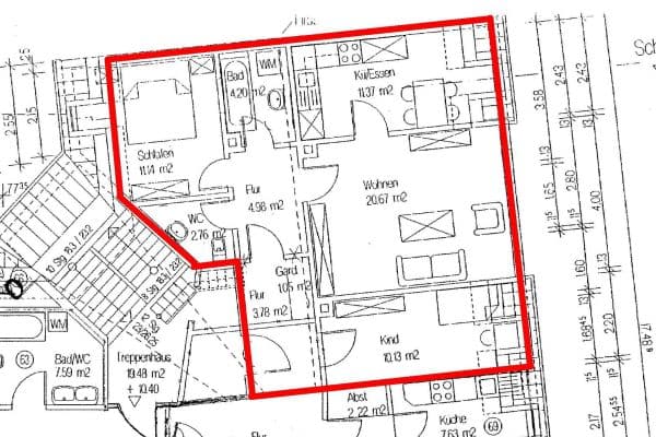 Prenájom bytu 3-izbový 67 m², Conrad Clauß Straße 20, Hohenstein-Ernstthal, Sasko Prenájom bytu 3-izbový 67 m², Conrad Clauß Straße 20, Hohenstein-Ernstthal, Sasko