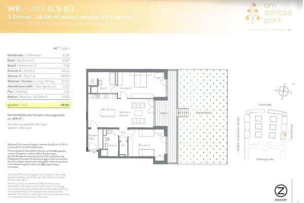 Prenájom bytu 3-izbový 119 m², Heubnerweg 7, Berlin, Berlín Prenájom bytu 3-izbový 119 m², Heubnerweg 7, Berlin, Berlín