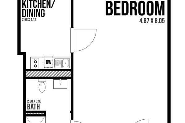 Prenájom bytu 1-izbový 33 m², Berlin, Berlín Prenájom bytu 1-izbový 33 m², Berlin, Berlín