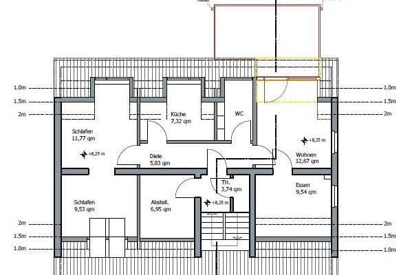 Prenájom bytu 3-izbový 68 m², Limburgstraße 15, Mülheim an der Ruhr Prenájom bytu 3-izbový 68 m², Limburgstraße 15, Mülheim an der Ruhr