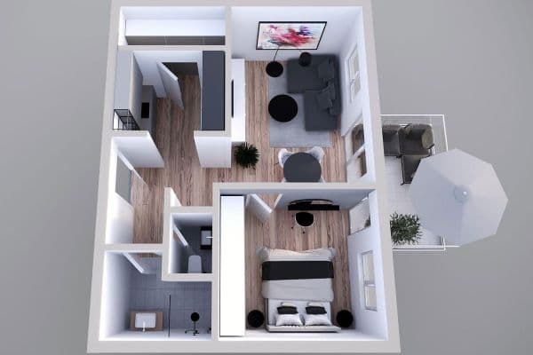 Prenájom bytu 2-izbový 58 m², Oskar-Frey-Str. 22, Philippsburg-Rheinsheim Prenájom bytu 2-izbový 58 m², Oskar-Frey-Str. 22, Philippsburg-Rheinsheim