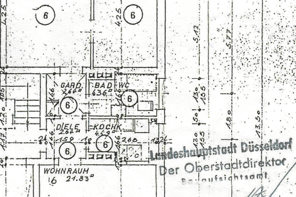 Predaj bytu 3-izbový 64 m², Gilbachstraße 8, Düsseldorf, Severné Porýnie - Westfálsko Predaj bytu 3-izbový 64 m², Gilbachstraße 8, Düsseldorf, Severné Porýnie - Westfálsko
