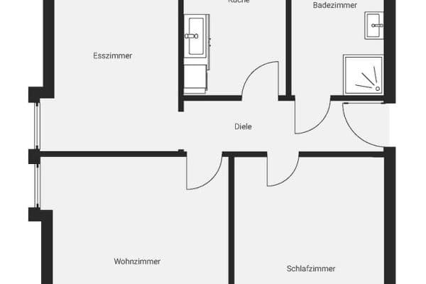 Prenájom bytu 3-izbový 67 m², Stuttgart Prenájom bytu 3-izbový 67 m², Stuttgart