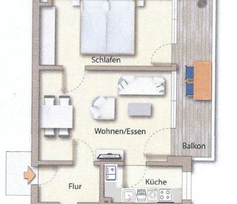 Prenájom bytu 2-izbový 48 m², München, Bavorsko Prenájom bytu 2-izbový 48 m², München, Bavorsko