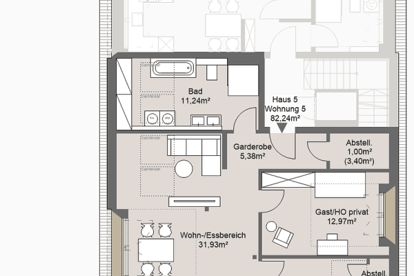 Predaj bytu 3-izbový 83 m², Grafing bei München, Bavorsko Predaj bytu 3-izbový 83 m², Grafing bei München, Bavorsko