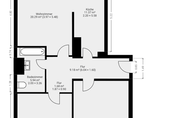 Prenájom bytu 3-izbový 96 m², Schwertstraße 67, Krefeld, Severné Porýnie - Westfálsko Prenájom bytu 3-izbový 96 m², Schwertstraße 67, Krefeld, Severné Porýnie - Westfálsko