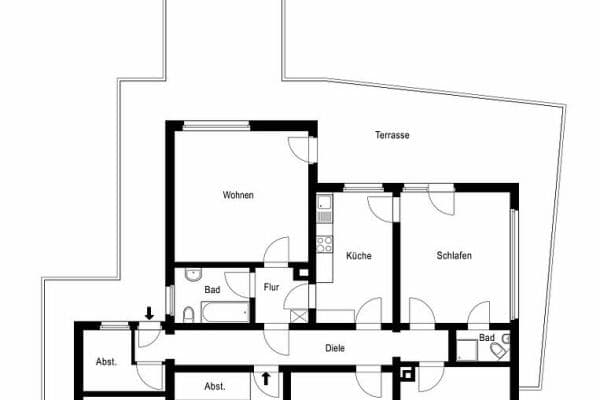 Prenájom bytu 3-izbový 119 m², Schwimmbadstraße 7, Bad Herrenalb Prenájom bytu 3-izbový 119 m², Schwimmbadstraße 7, Bad Herrenalb