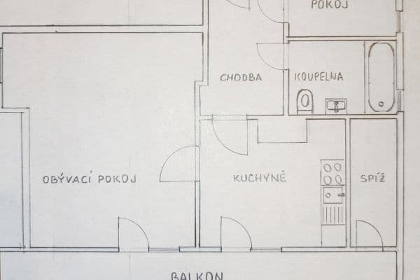 Prenájom bytu 2-izbový 54 m², Mladých, Praha 17 Prenájom bytu 2-izbový 54 m², Mladých, Praha 17