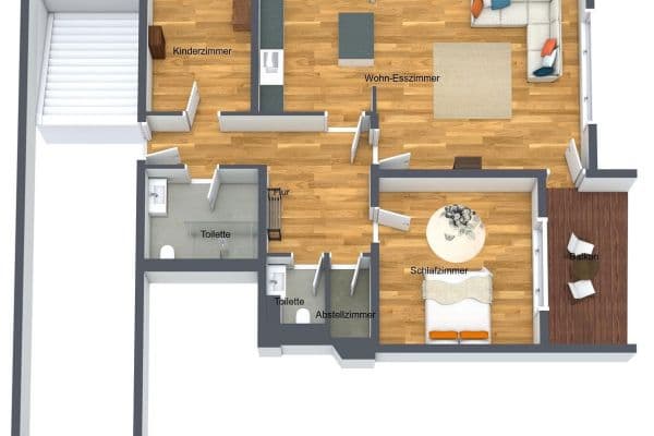 Predaj bytu 3-izbový 85 m², Hebbelweg 2, Bad Oeynhausen, Severné Porýnie - Westfálsko Predaj bytu 3-izbový 85 m², Hebbelweg 2, Bad Oeynhausen, Severné Porýnie - Westfálsko