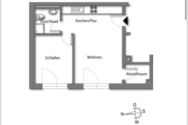 Prenájom bytu 2-izbový 50 m², Bismarckstraße 34, Schorndorf Prenájom bytu 2-izbový 50 m², Bismarckstraße 34, Schorndorf