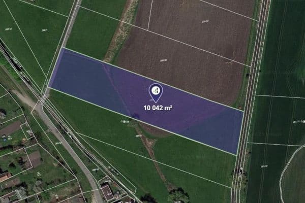 Predaj pozemku 3.347 m², Luštěnice Predaj pozemku 3.347 m², Luštěnice