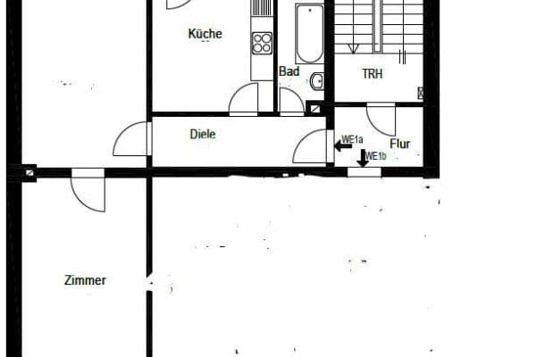Prenájom bytu 2-izbový 58 m², Duisburg Prenájom bytu 2-izbový 58 m², Duisburg
