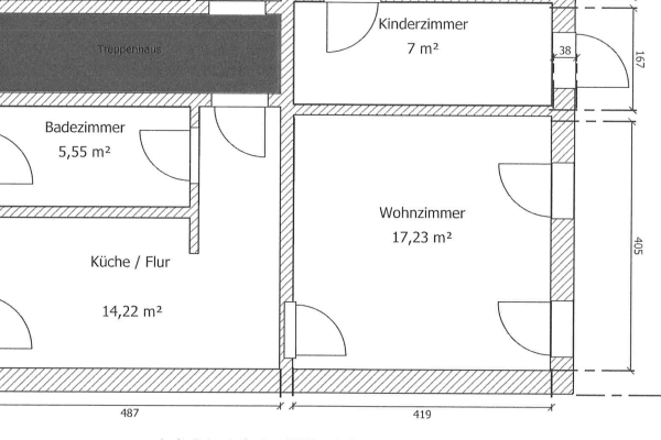 Prenájom bytu 1-izbový 44 m², Große Gartenstraße 41, Brandenburg, Brandenbursko Prenájom bytu 1-izbový 44 m², Große Gartenstraße 41, Brandenburg, Brandenbursko