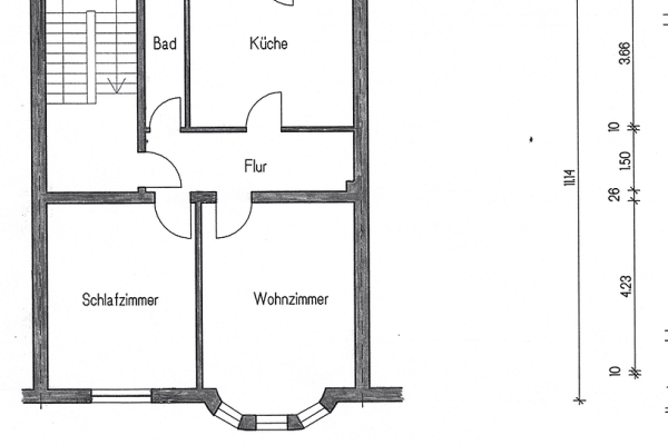 Prenájom bytu 3-izbový 55 m², Nohlstr. 160, Oberhausen, Severné Porýnie - Westfálsko Prenájom bytu 3-izbový 55 m², Nohlstr. 160, Oberhausen, Severné Porýnie - Westfálsko