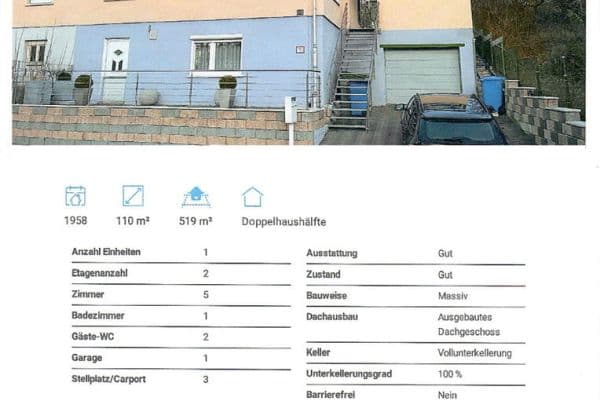 Predaj domu 110 m², pozemek 519 m², Aalen, Bádensko-Wurttembersko Predaj domu 110 m², pozemek 519 m², Aalen, Bádensko-Wurttembersko