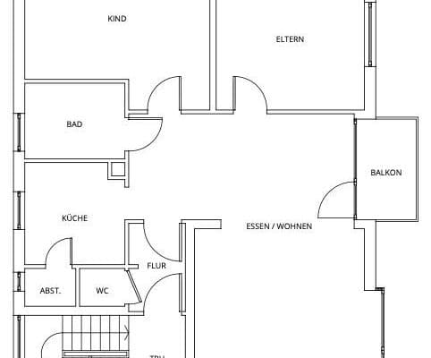 Prenájom bytu 5-izbový 92 m², Fliederstr. 1a, Rheinstetten Prenájom bytu 5-izbový 92 m², Fliederstr. 1a, Rheinstetten