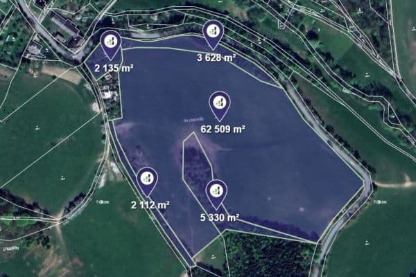 Predaj pozemku 18.929 m², Velké Losiny Predaj pozemku 18.929 m², Velké Losiny