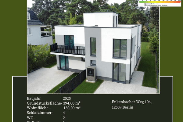Predaj domu 150 m², pozemek 394 m², Enkenbacher Weg 106, Berlin, Berlín Predaj domu 150 m², pozemek 394 m², Enkenbacher Weg 106, Berlin, Berlín