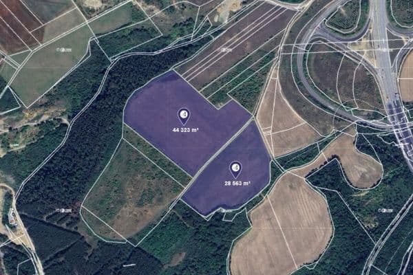 Predaj pozemku 72.886 m², Predaj pozemku 72.886 m²,