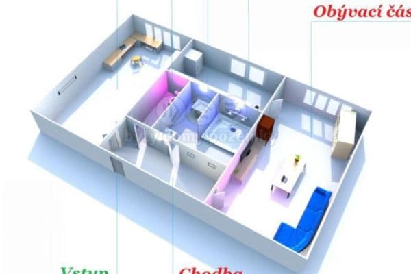 Prenájom bytu 2-izbový 42 m², Ohrazenická, Pardubice Prenájom bytu 2-izbový 42 m², Ohrazenická, Pardubice