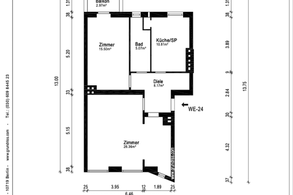 Predaj bytu 2-izbový 69 m², Berlin, Berlín Predaj bytu 2-izbový 69 m², Berlin, Berlín