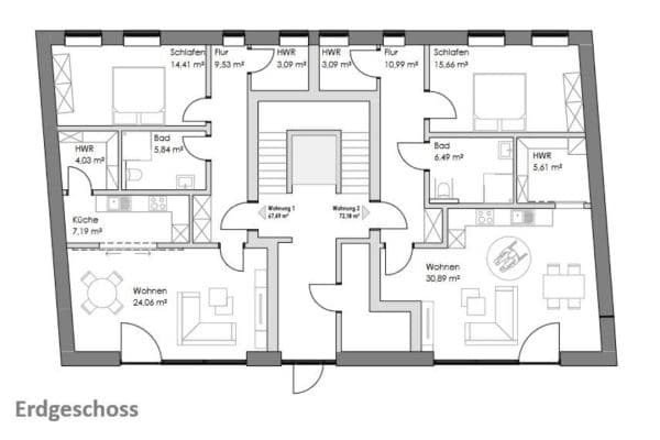 Prenájom bytu 2-izbový 75 m², Abdena Str. 2, Emden, Dolné Sasko Prenájom bytu 2-izbový 75 m², Abdena Str. 2, Emden, Dolné Sasko